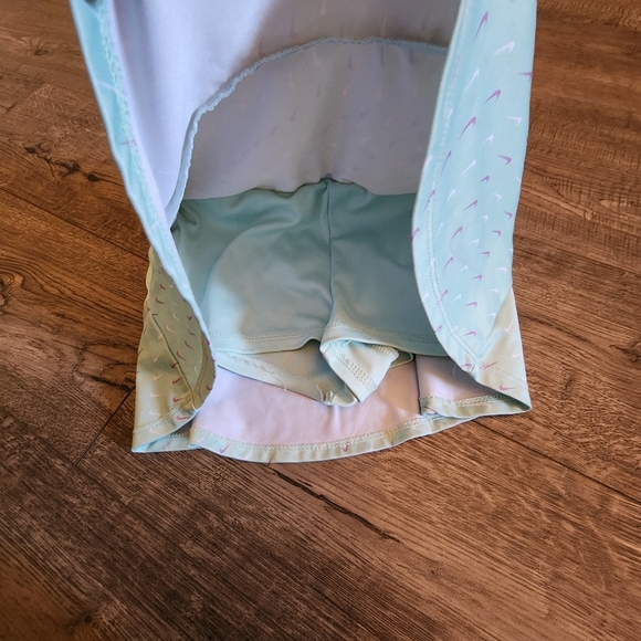 Light Blue Athletic Skirt with Pink Accents - Picture 3 of 4